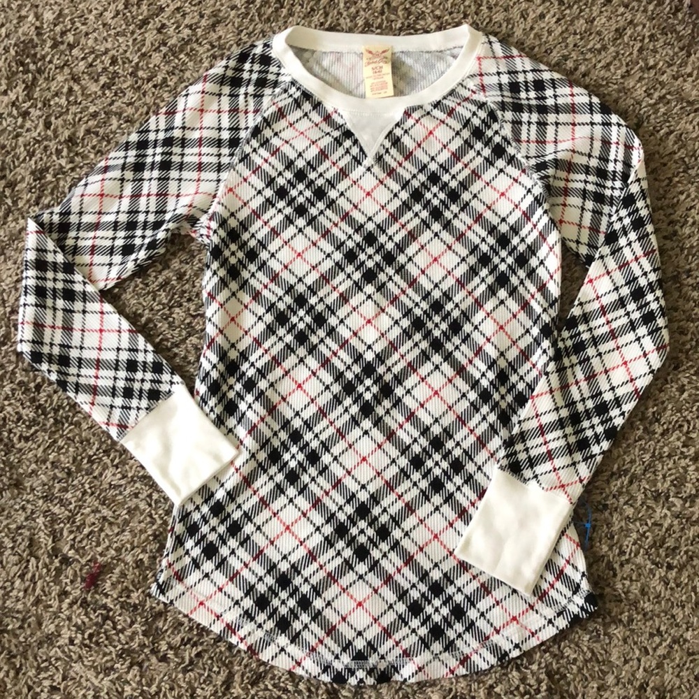 Fleece pattern shirt